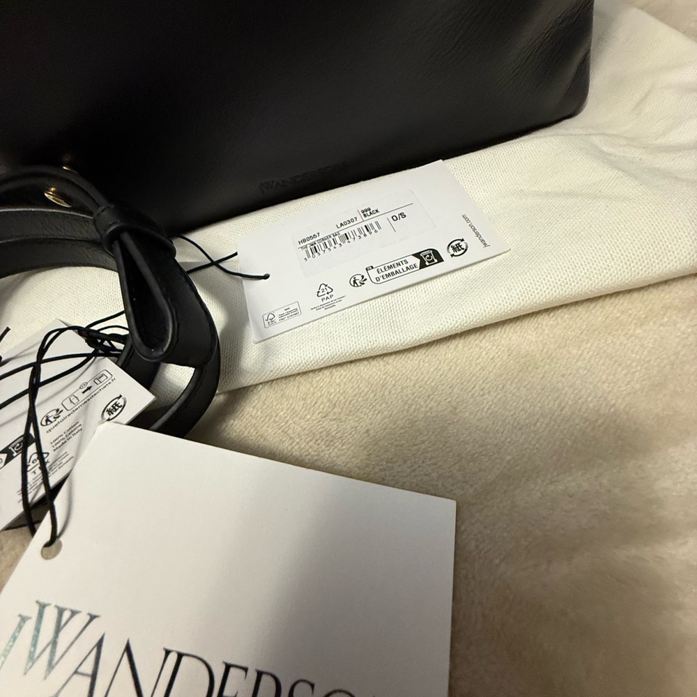 JW ANDERSON Black Corner Bag - Picture 10 of 14